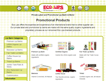 Tablet Screenshot of clearlyorganiclips.com